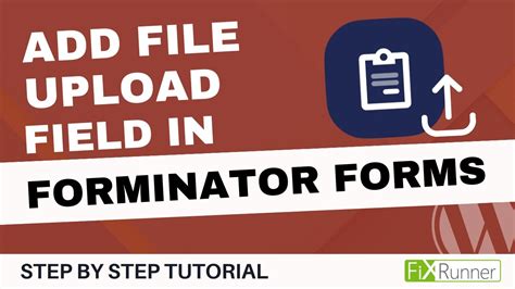 How To Add File Upload Field In Forminator Forms In WordPress YouTube