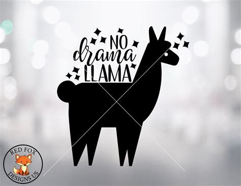 Svg Files No Drama Llama Svg Instant Download Commercial Use Mommy Life