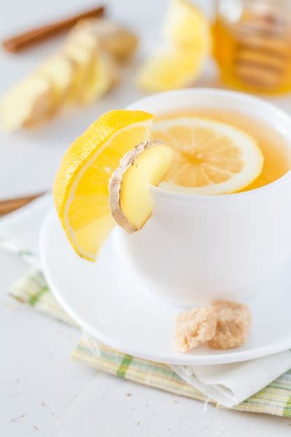 Premium Photo Ginger Lemon Cinnamon Tea