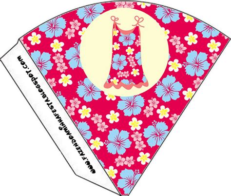 Chá de Lingerie ou Festa do Pijana Havaiana Kit Completo molduras para convites rótulos