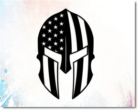 Spartan Helmet Papercraft Mask Template Etsy Spartan