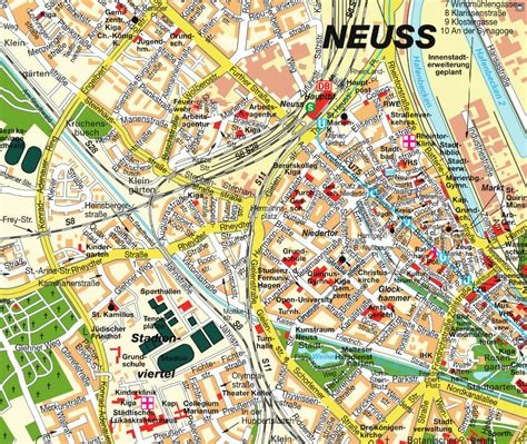 Neuss Map - Germany