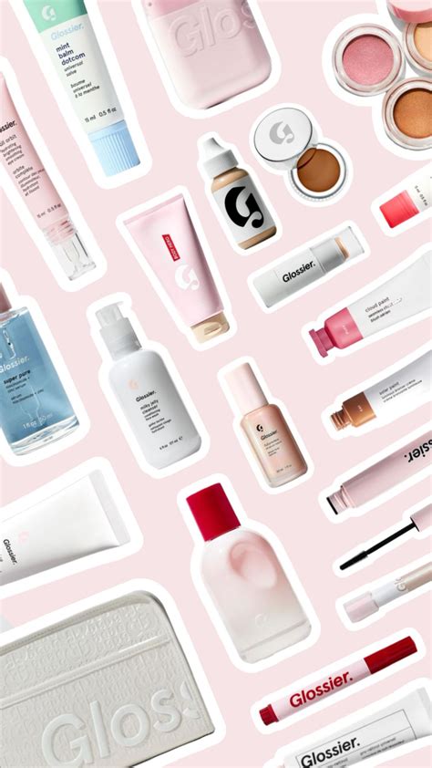 Glossier Wallpaper 🌸🫧 Beauty Aesthetic Wallpaper Glossier Skincare