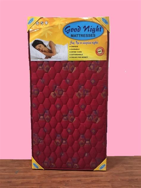 Goodnight Red Epe Foam Mattress Size Dimension 6 X 3 Feet Thickness