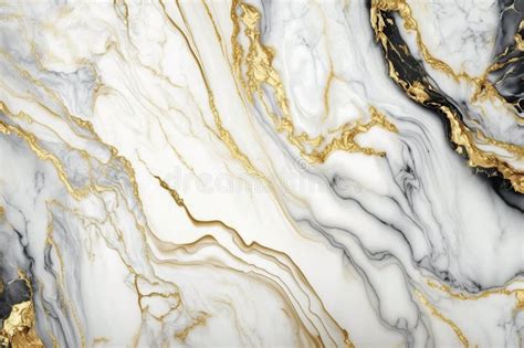 Luxury Marble Texture Background White Gold Natural Stone Material