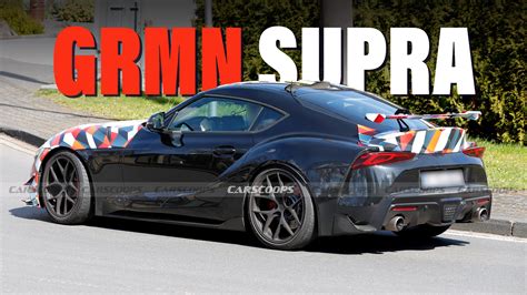 2025 Toyota Supra GRMN Spotted With New Hood Upgraded Wing