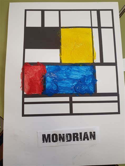 LOS PEQUES DEL PICASSO MONDRIAN EN 4 AÑOS