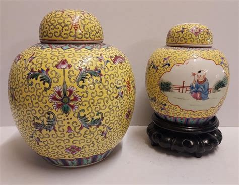 Ginger Jars Famille Rose Porcelain China Second Catawiki