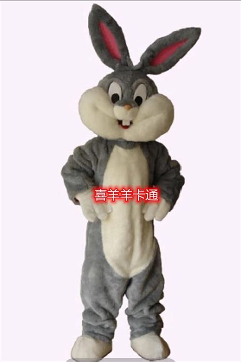 Bugs Bunny Mascot Costume Rabbit Mascot Costume Fancy Dress Halloween