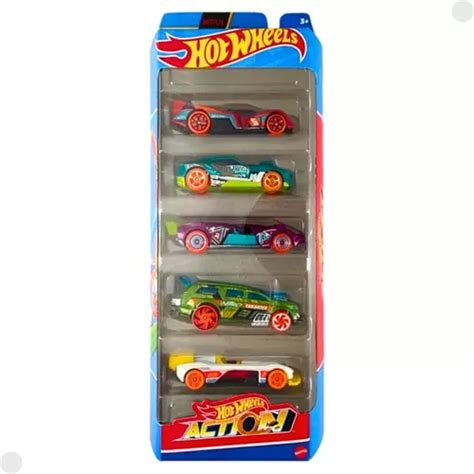 Hot Wheels Pack Carrinhos Action Ghp Mattel Parcelamento Sem Juros