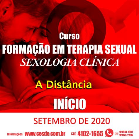 Curso De Formação Em Sexologia Clínica Terapia Sexual A Distância Ead