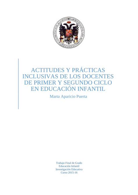 PDF ACTITUDES Y PRÁCTICAS INCLUSIVAS DE LOS DOCENTES DOKUMEN TIPS