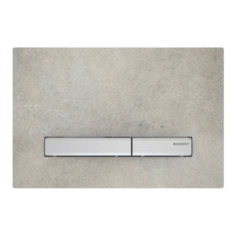 Geberit Actuator Plate Sigma Chrome Concrete Simply Bathrooms