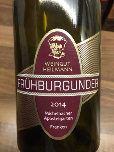 Weingut Br Nner Heilmann Michelbacher Apostelgarten Fr Hburgunder