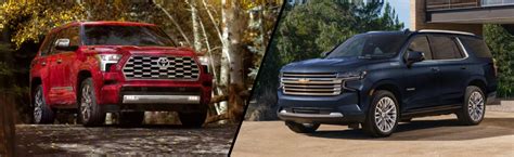 Difference Between 2023 Toyota Sequoia Vs 2023 Chevrolet Tahoe