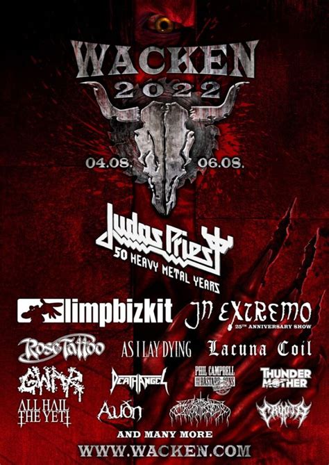 Wacken Open Air Announces First Bands Arrow Lords Of Metal