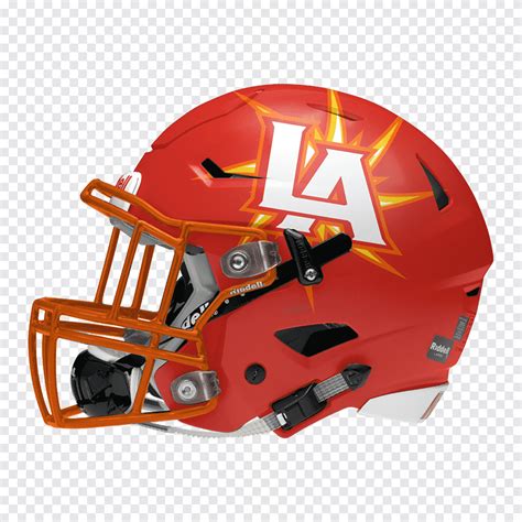 Riddell American Football Helmets Face Mask Helmet Sport Orange Png