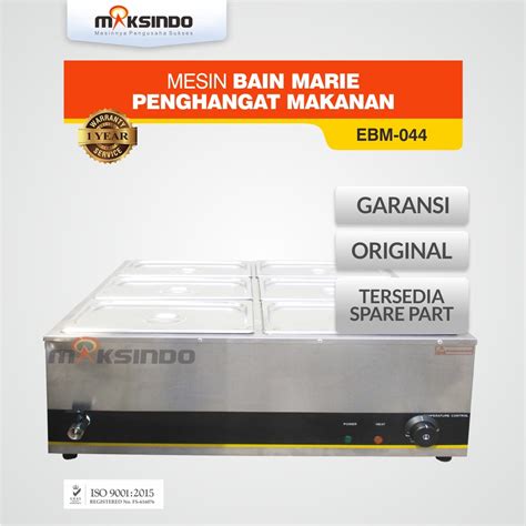 Jual Mesin Bain Marie Penghangat Makanan Ebm Type Mks Ebm