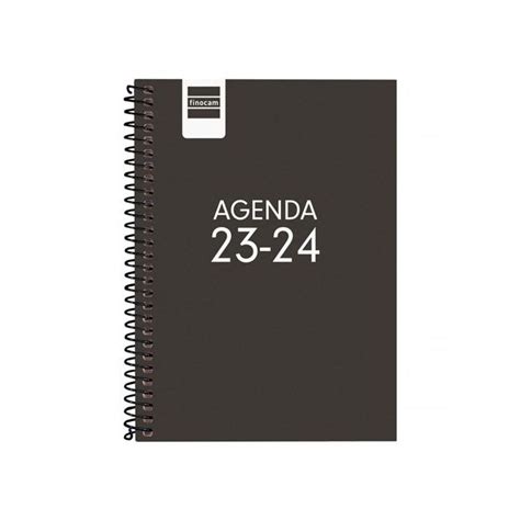 Finocam Agenda Escolar Cool Espiral Svh Negro Bixoto