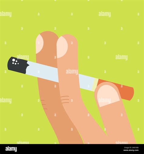 Cigarette Illustration Vector On White Background Stock Vector Image