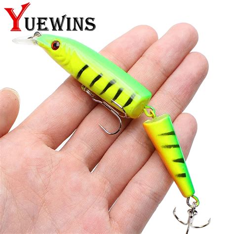 Yuewins Jointed Fishing Lure 10 5cm 9g Minnow Hard Bait Artificial