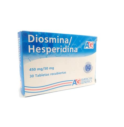 Diosmina Hesperidina Ag Medicamentos Mg Mg X Tabletas