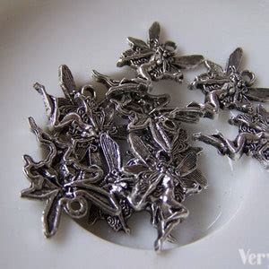 20 Pcs Antique Silver Naked Fairy Charms Size 15x21mm A5325 Etsy