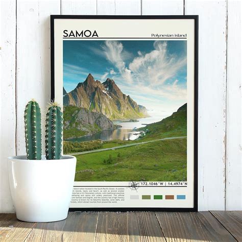 Samoa Print Samoa Art Samoa Poster Samoa Photo Samoa Etsy