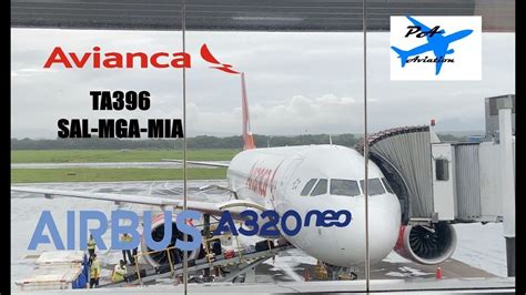 TRIP REPORT Avianca San Salvador To Miami Via Managua Airbus