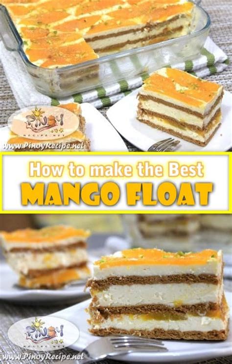 Mango Float Recipe Pinoy Recipe At Iba Pa