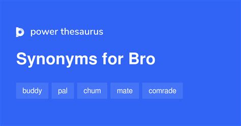 365 Bro Synonyms