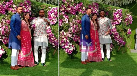 Akash Ambani Shloka Mehta Wedding Pics Mumbai Indians Hardik And Krunal