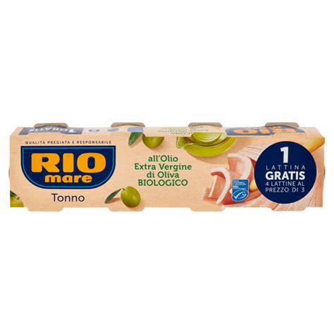 Rio Mare Tonno All Olio Extra Vergine Di Oliva Biologico X G