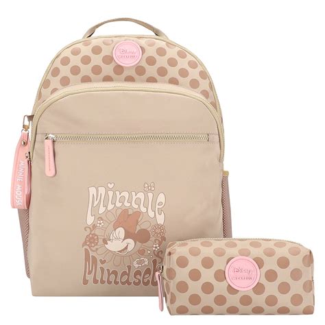 Piagui Mochila Juvenil De Minnie Mouse Con Lapicera Co