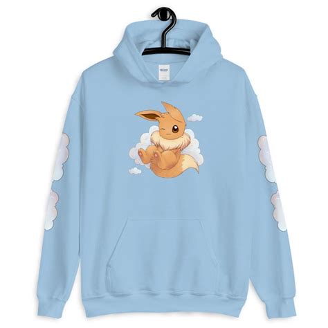 Eevee Hoodie Kawaii Pokemon Cute Pokemon Kanto Pokemon Etsy Pokemon Clothes Hoodies Anime