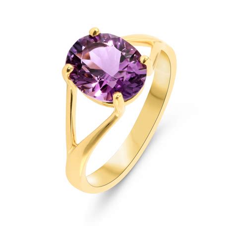 Bague Amethyste Or Jaune