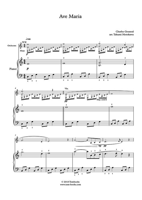 Partition Piano Ave Maria Niveau Facile Gounod