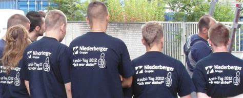 Tag der Auszubildenden 2012 NIEDERBERGER Gruppe ließ ihre Fachkräfte