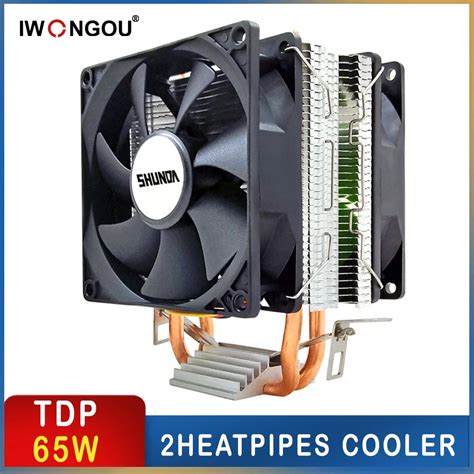 Air Cooler X Pin Mm Rgb Cooling Cpu Fan Iwongou Heatpipes X