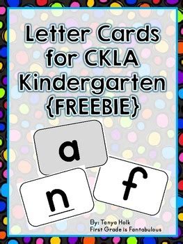 FREEBIE CKLA Large Letter Cards By First Grade Is Fantabulous TPT