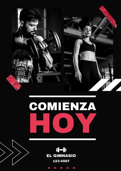 Plantillas De Carteles De Gimnasio Gratuitas Canva