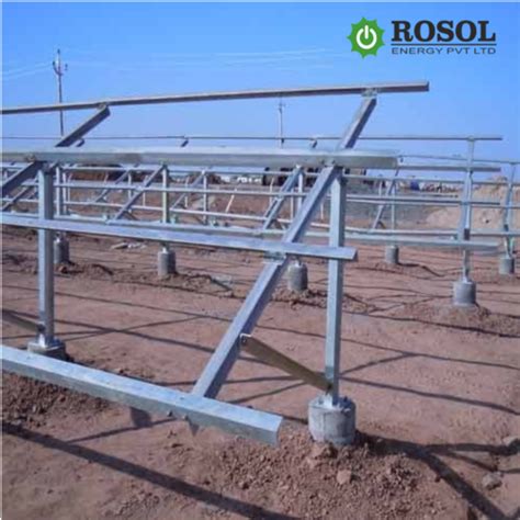 HOT DIP GALVANIZED SOLAR MOUNTING STRUCTURE Manufacturer Supplier And Exporter From India