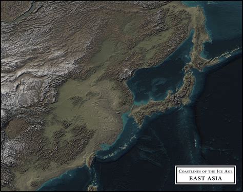 Coastlines of the Ice Age - Vivid Maps
