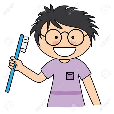 Boy Brushing Teeth Clipart Free Download On Clipartmag