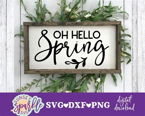 Spring SVG Bundle Spring Bundle Svg Dxf Png Instant Etsy Canada