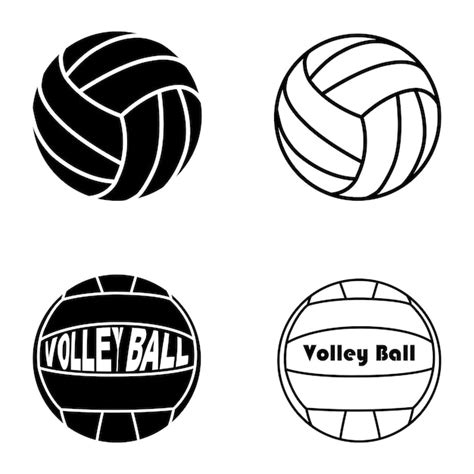 Premium Vector Volley Ball Icon Vector Illustration Design