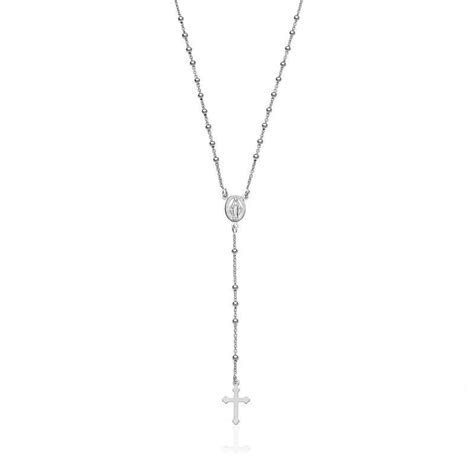 Collana Rosario Con Pendente In Argento 925 Aka Gioielli