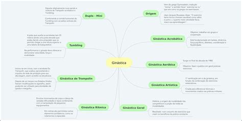 Mapas Mentais Sobre Gin Stica Study Maps