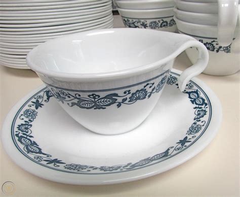 Sets Corelle Corning Ware Old Town Blue Onion Hook Cups Saucers