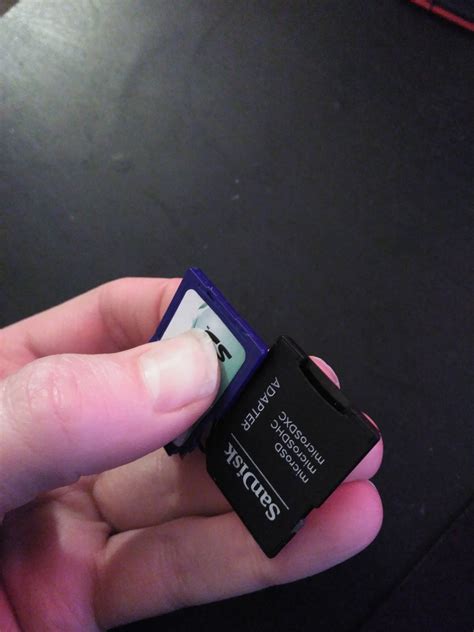 This Sd Card I Broke Open Revealed It Was Really A Micro Sd Card Inside